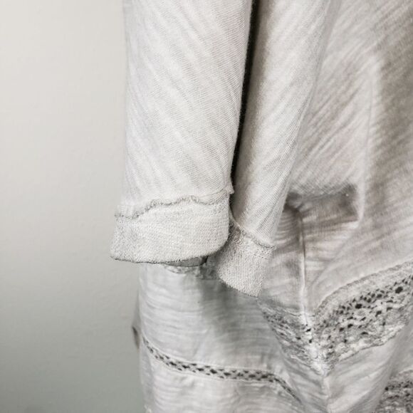 Yest gray oversized Jersey top - Picture 4 of 7